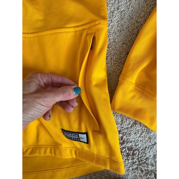 Nike Jacket Boys Size Large Yellow Logo Full Zip Italia Roma Soccer Futbol Youth - Picture 9 of 13